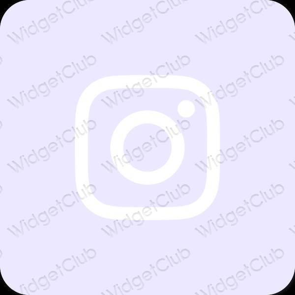 Estético púrpura Instagram iconos de aplicaciones