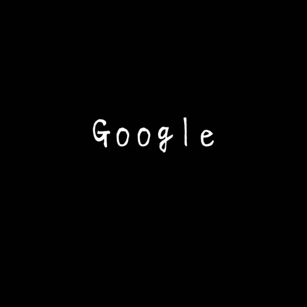 Естетичний чорний Google значки програм