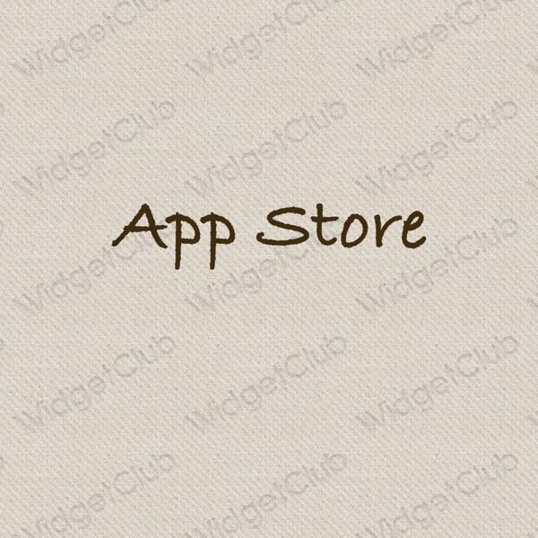 Estetik kuning air AppStore ikon aplikasi