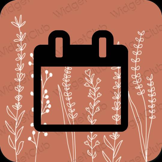 Æstetiske Calendar app-ikoner