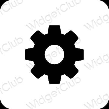 Esthetische Settings app-pictogrammen