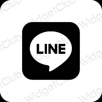 Aesthetic LINE app icons