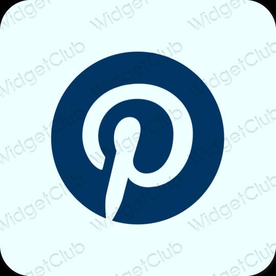 جمالية Pinterest أيقونات التطبيقات