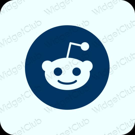 Естетичен лилаво Reddit икони на приложения