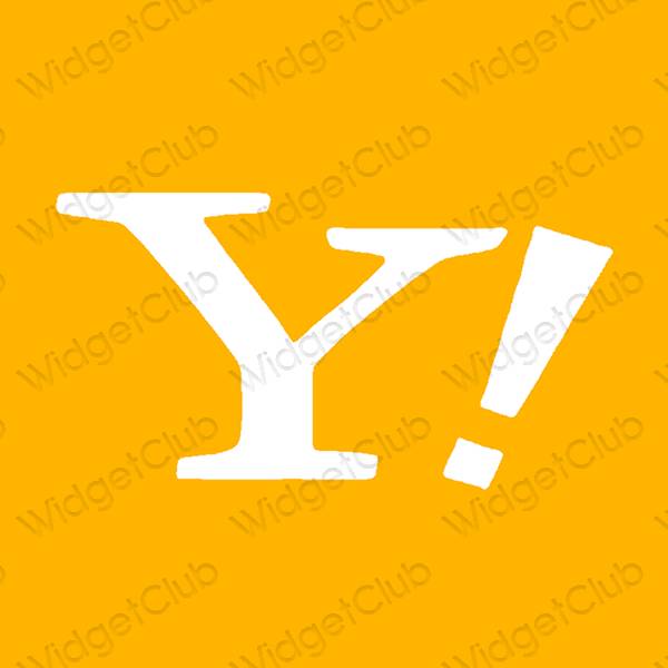 Estetinės Yahoo! programų piktogramos