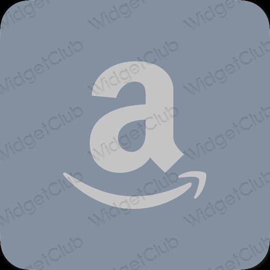 Esthétique mauve Amazon icônes d'application