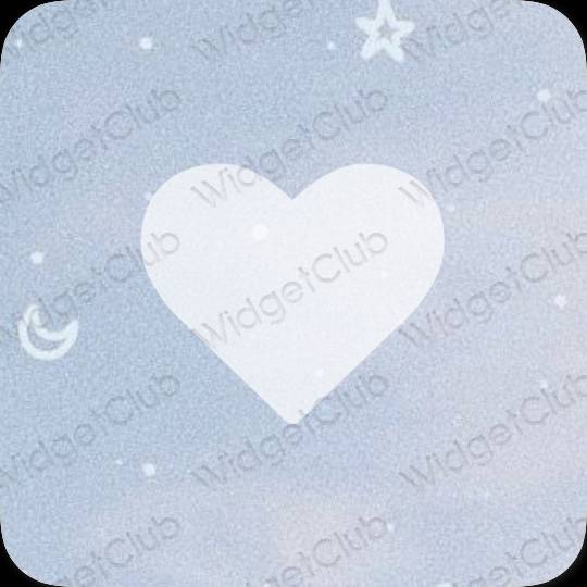 ესთეტიკური Apple Health აპლიკაციის ხატები