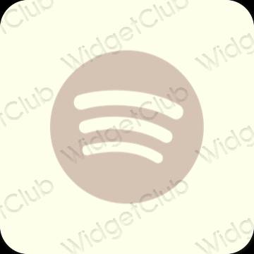 Icônes d'application Spotify esthétiques