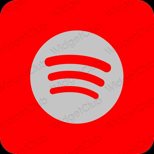 Ästhetische Spotify App-Symbole