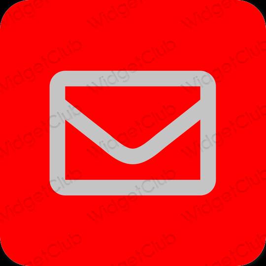 نمادهای برنامه زیباشناسی Mail