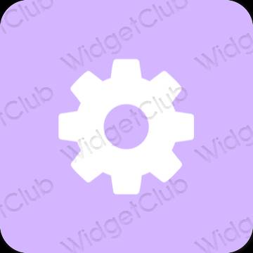 Esthetische Settings app-pictogrammen