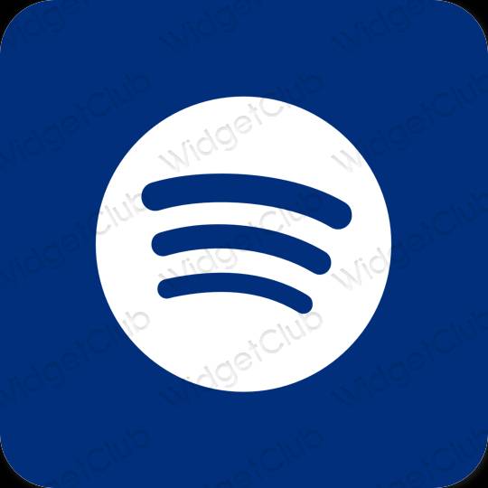 Estético púrpura Spotify iconos de aplicaciones