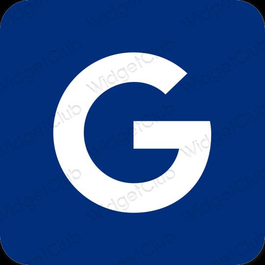 Αισθητικός μωβ Google εικονίδια εφαρμογών