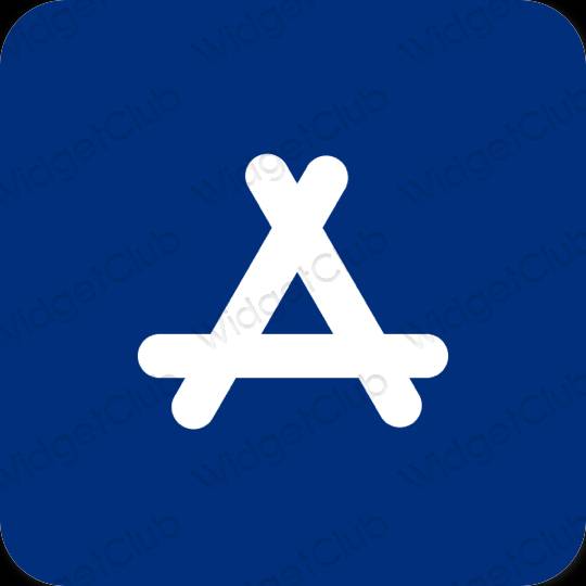 Estetico blu AppStore icone dell'app
