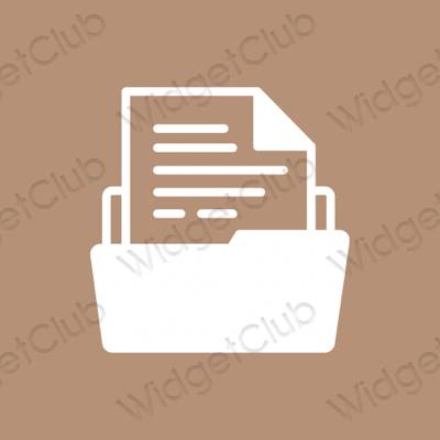 Esteetilised Files rakenduste ikoonid