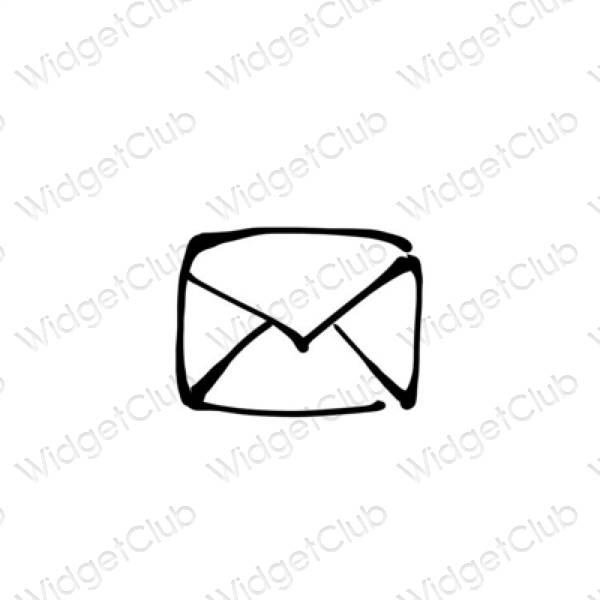 جمالية Mail أيقونات التطبيقات