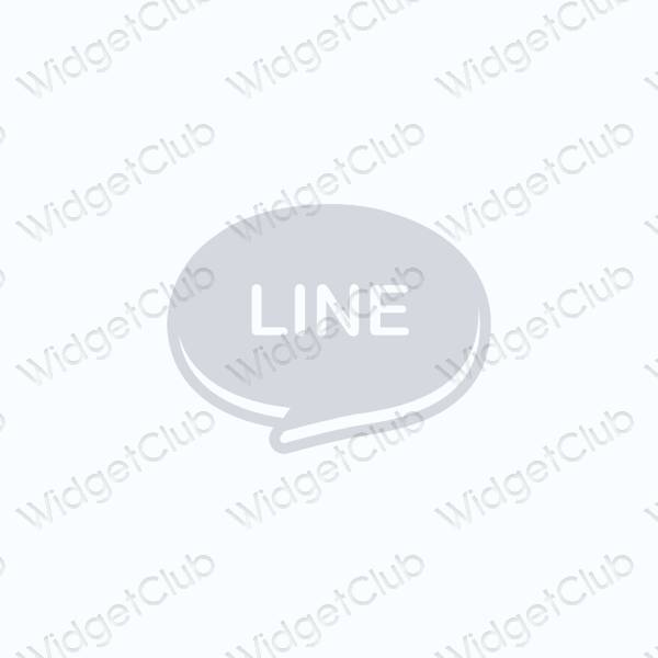 Esthetische LINE app-pictogrammen