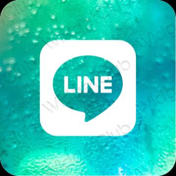 Эстетические LINE значки приложений