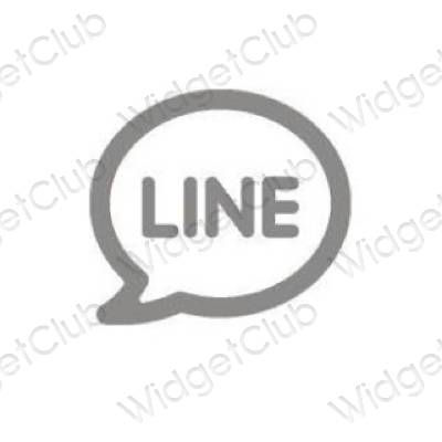 Estetske LINE ikone aplikacija