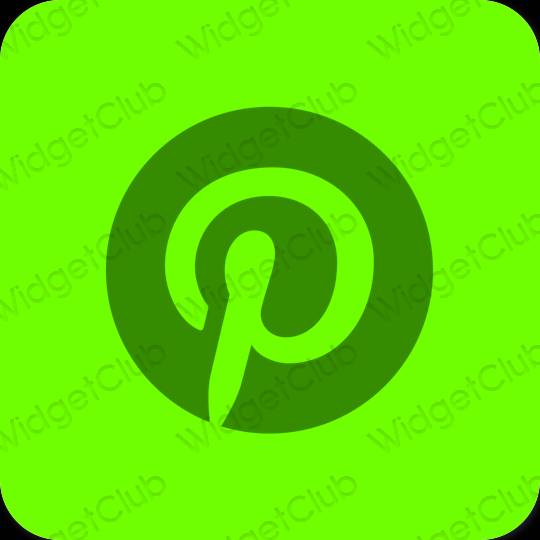 Естетски зелена PayPay иконе апликација