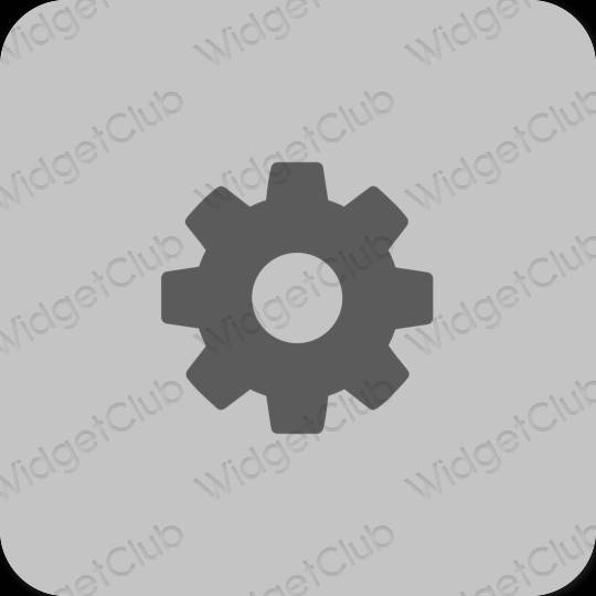 Ästhetische Settings App-Symbole