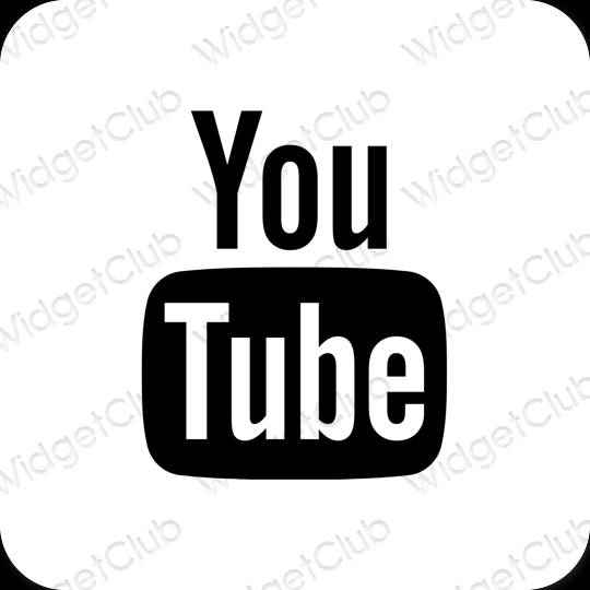 Aesthetic Youtube app icons