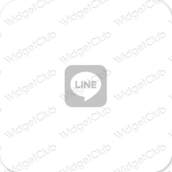 Esthetische LINE app-pictogrammen