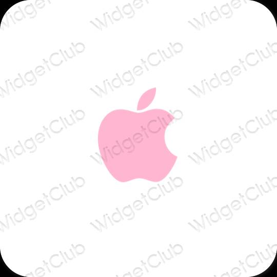 Esthetische Apple Store app-pictogrammen