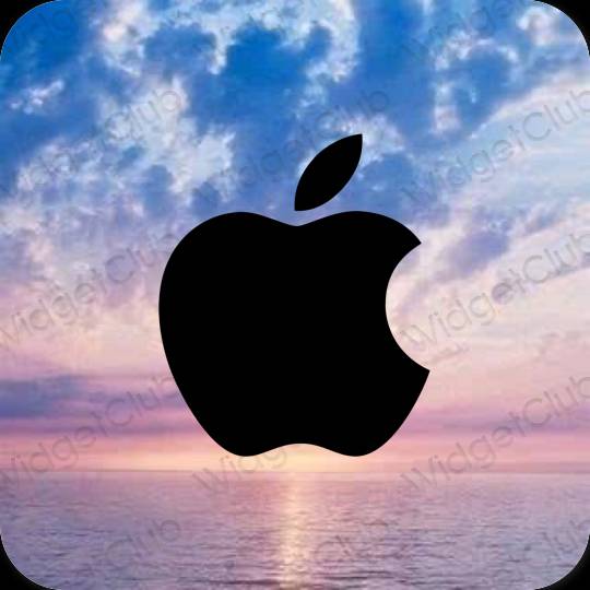 جمالية Apple Store أيقونات التطبيقات