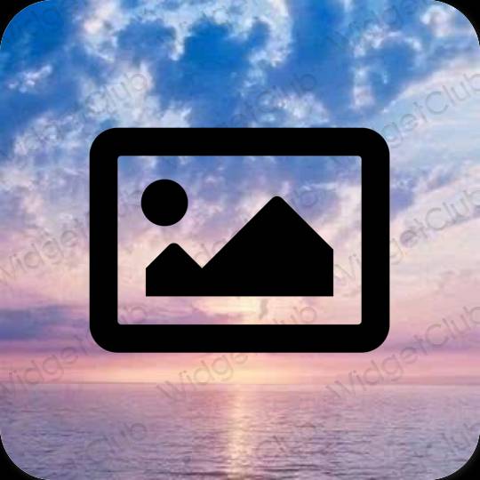 Esthetische Photos app-pictogrammen