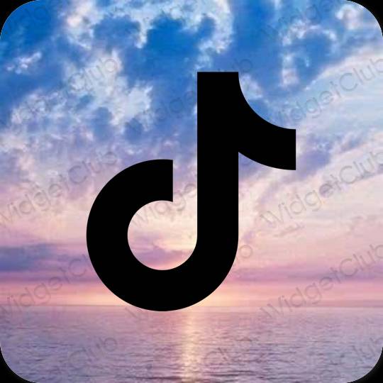 Esthetische TikTok app-pictogrammen