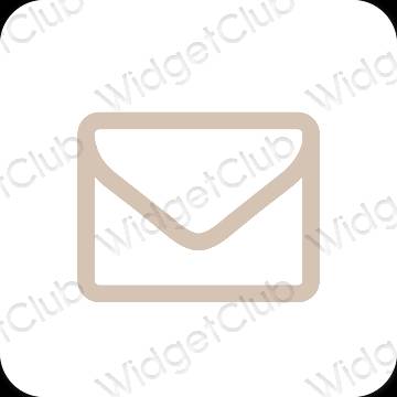 Icônes d'application Mail esthétiques