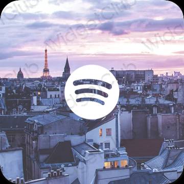 រូបតំណាងកម្មវិធី Spotify សោភ័ណភាព