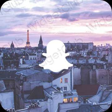 Estetske snapchat ikone aplikacij