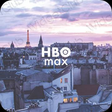 ესთეტიკური HBO MAX აპლიკაციის ხატები