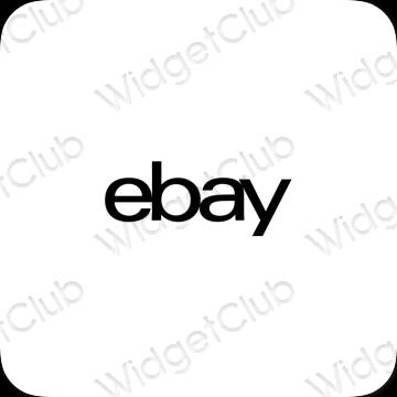 Aesthetic eBay app icons