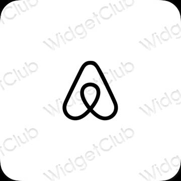 Esthetische Airbnb app-pictogrammen