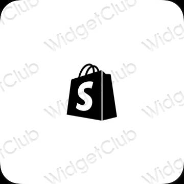 Pictograme pentru aplicații Shopify estetice