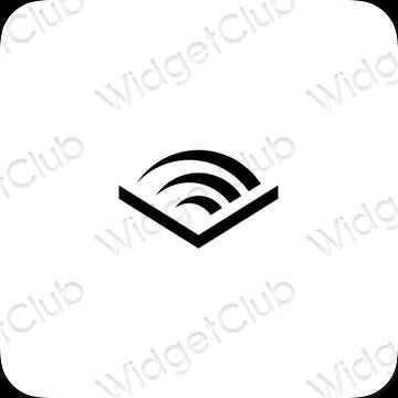 Ästhetische Audible App-Symbole