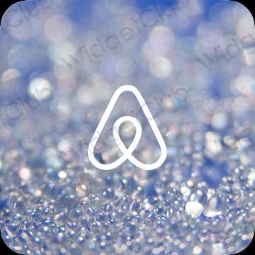 Ästhetische Airbnb App-Symbole