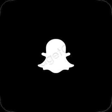 Estetske snapchat ikone aplikacij