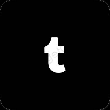 جمالية Tumblr أيقونات التطبيقات