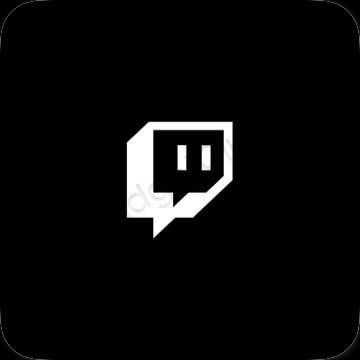 Aesthetic Twitch app icons