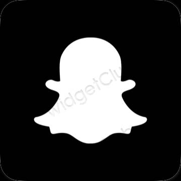 Estetske snapchat ikone aplikacij