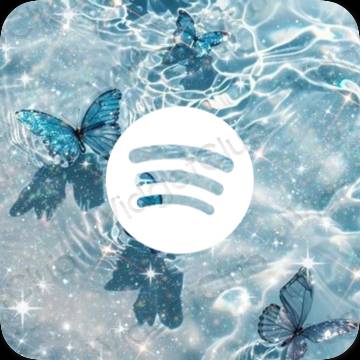 រូបតំណាងកម្មវិធី Spotify សោភ័ណភាព