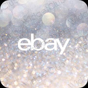 Icônes d'application eBay esthétiques