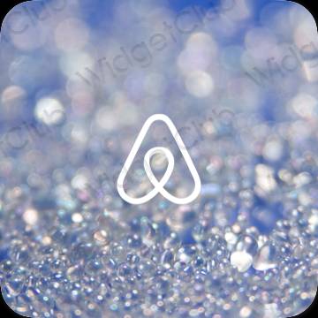 Esthetische Airbnb app-pictogrammen