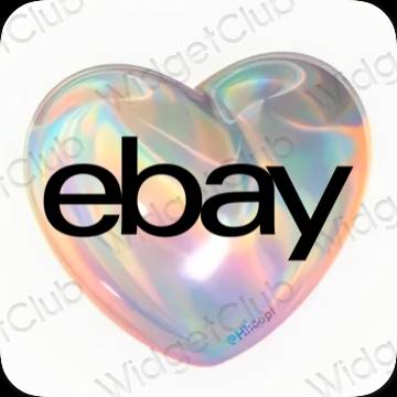 Estetiska eBay appikoner