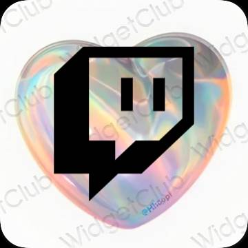 Aesthetic Twitch app icons