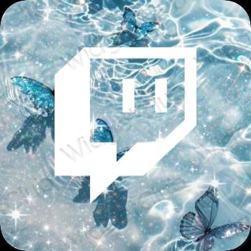 Aesthetic Twitch app icons